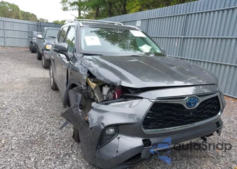 2020 Toyota Highlander Hybrid Limited z USA, uszkodzony, nr VIN 5TDXBRCHXLS012219